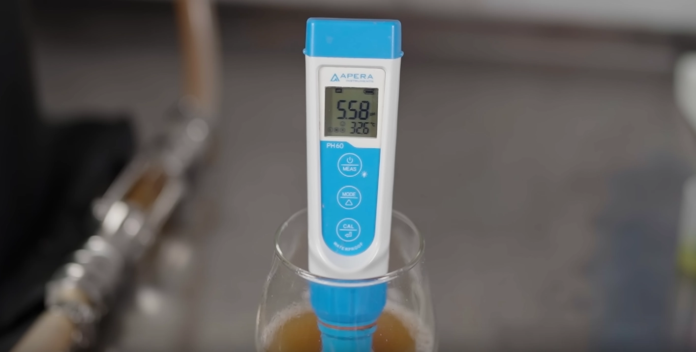 Medidor de pH para cerveza