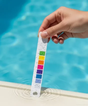 Medidor de alcalinidad en piscina